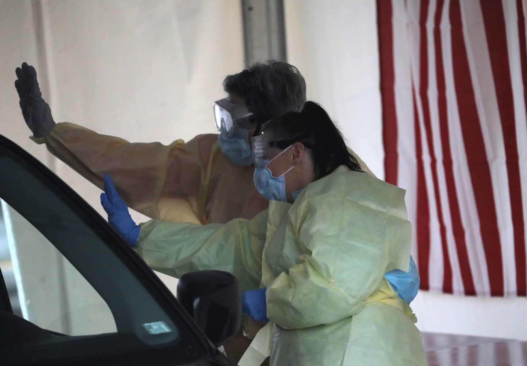 Cronavirus testing continues at drive-thru site in Chesterfield